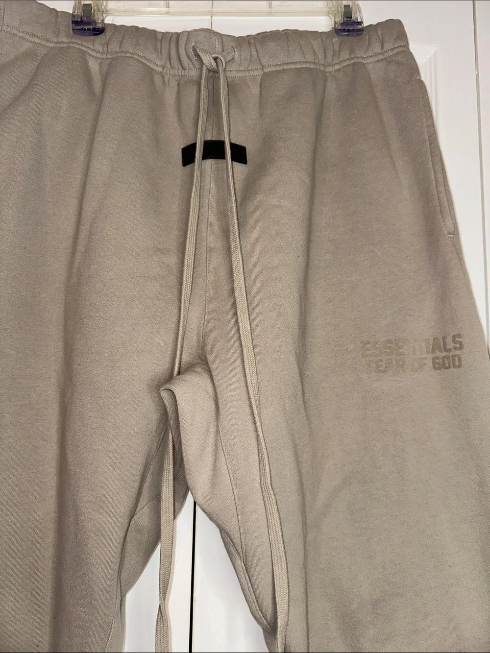Essentials Men's Taupe Sweatpants - Casual Drawstring Joggers